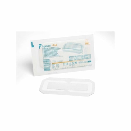 3M Tegaderm Transparent Film Dressing with Pad 3-1/2 X 8 Inch Frame Style Delivery Rectangle Sterile, 25PK 3590